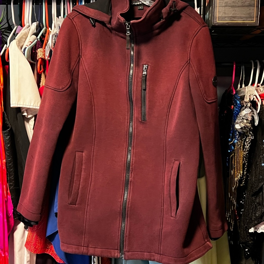 Andrew Marc Deep Burgundy Ski Jacket